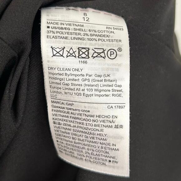 Gap Women Plaid Double Breasted Blazer Jacket Preppy Office Academia Size 8 - Picture 5 of 8